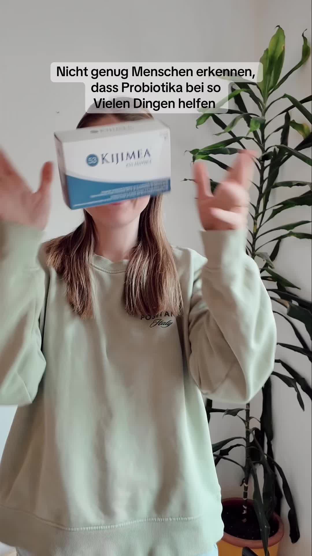 TikTok post by @mari_in_munich for Kijimea. Caption reads: This is week two of taking the @Kijimea K53....