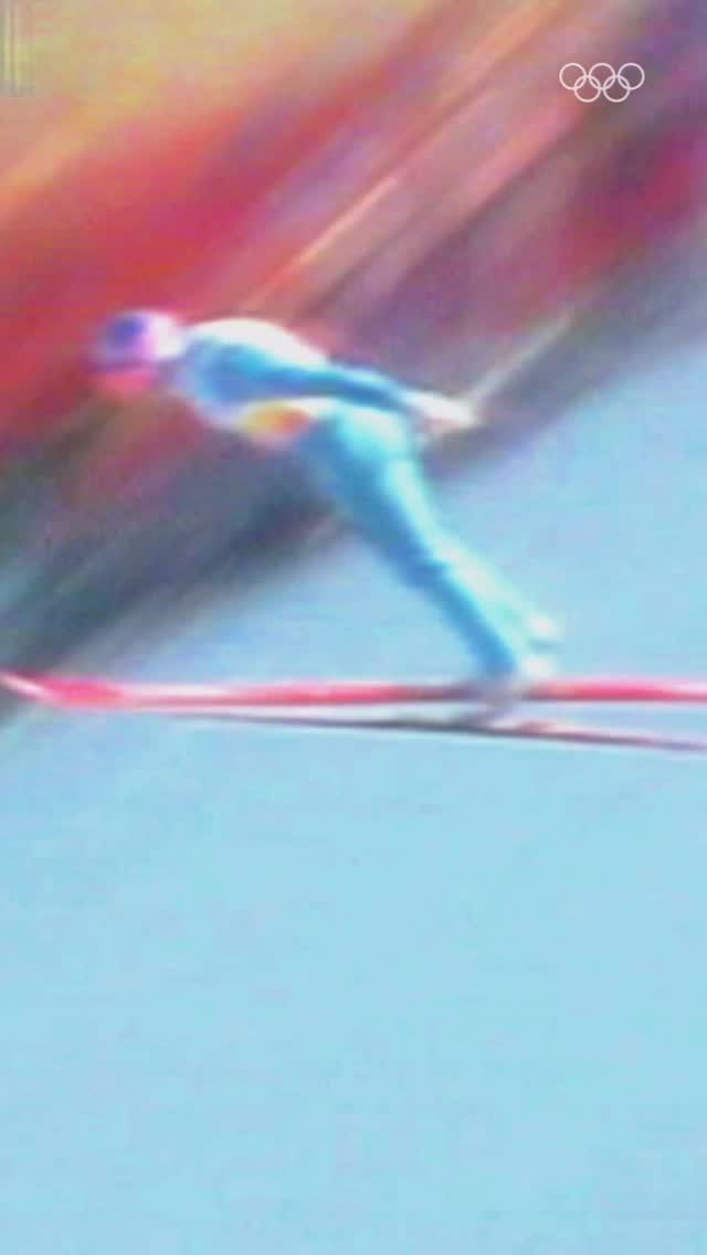 Instagram post by @eddietheeagleofficial2024 for Olympics. Caption reads: Eddie the Eagle, proof that dreams have no limits.....