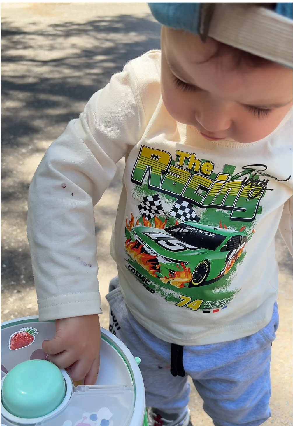 TikTok post by @izdasilva for Little Bellies. Caption reads: Noah’s back with another little unboxing! Thank....