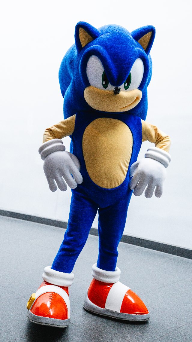 Instagram post by @mclarenshadow for SEGA. Caption reads: When that Sonic aura hits whilst walking around....