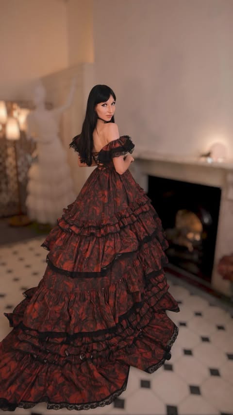Instagram post by @andreasfashiongalaxy for Fanciful Doll. Caption reads: Styling a traditional and a non-traditional....
