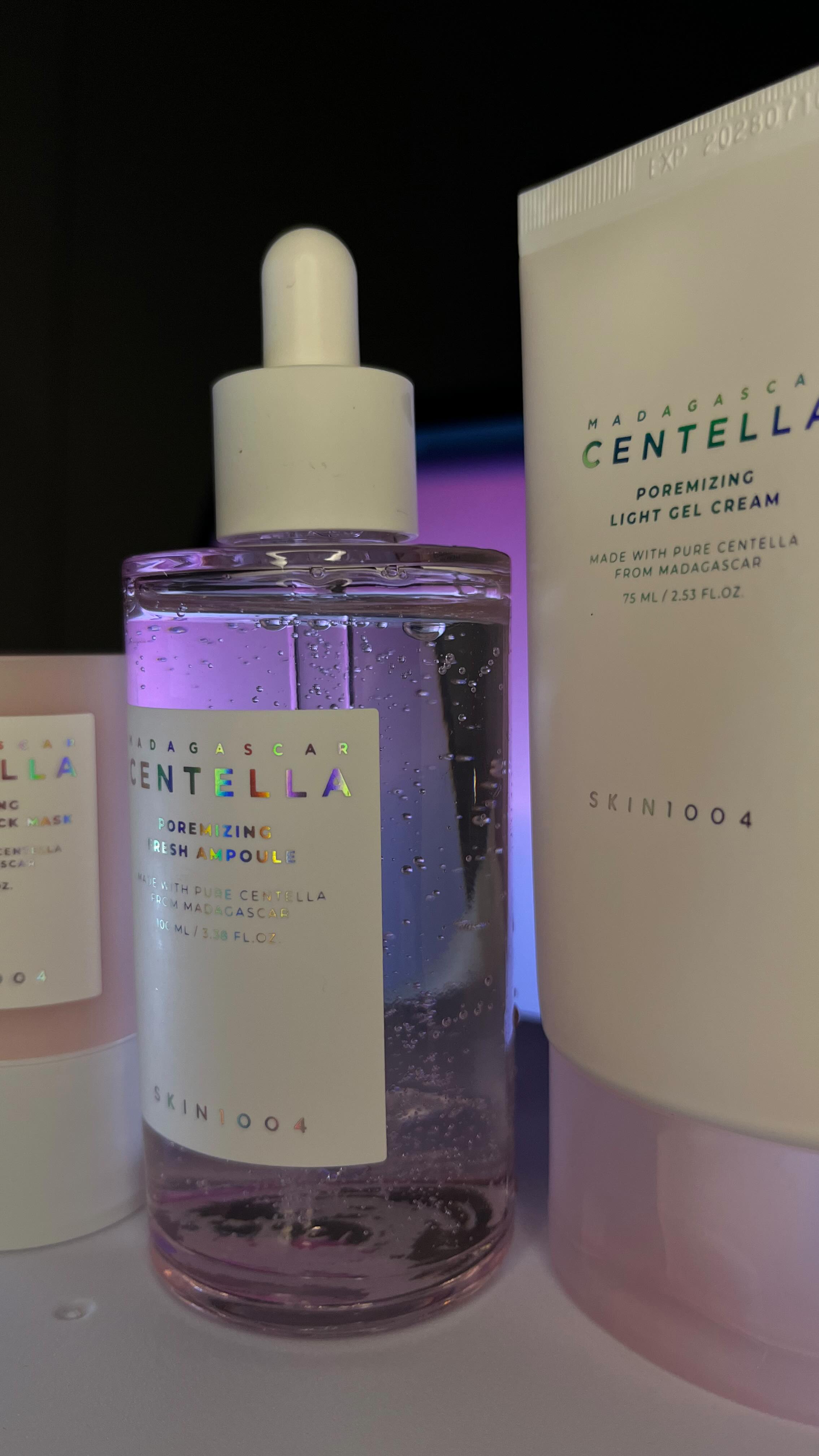 Instagram post by @tamo_eremadze for BAZZAAL. Caption reads: I adore skin1004 products. They are so good , my....