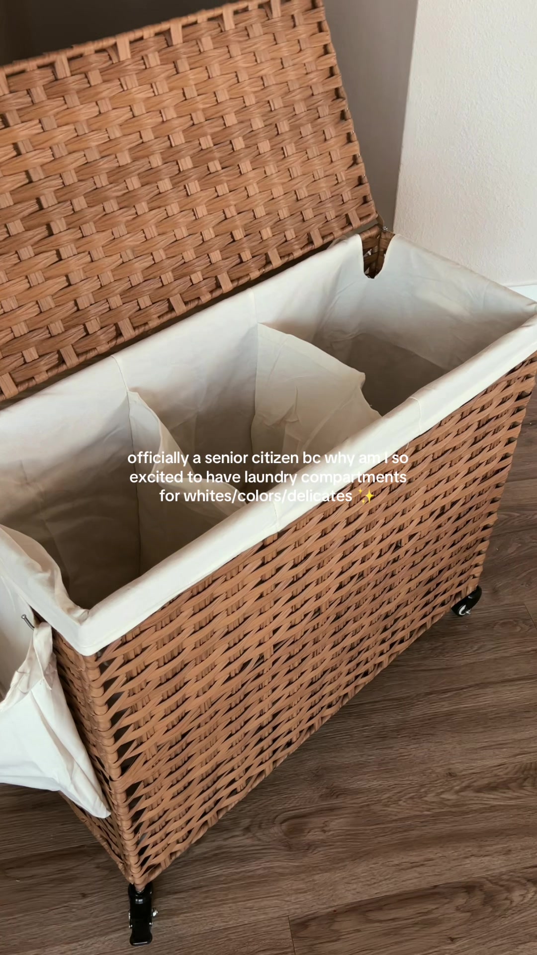 TikTok post by @ari_jaw for Songmics. Caption reads: [...] I’m so giddy 💁🏻‍♀️ this is a NEED ✨....