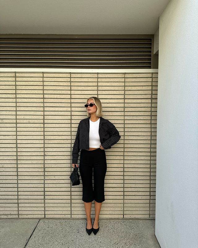 Instagram post by @karlapoot4 for General Pants. Caption reads: On my way wearing @general_pants ⭐️⭐️ AD.