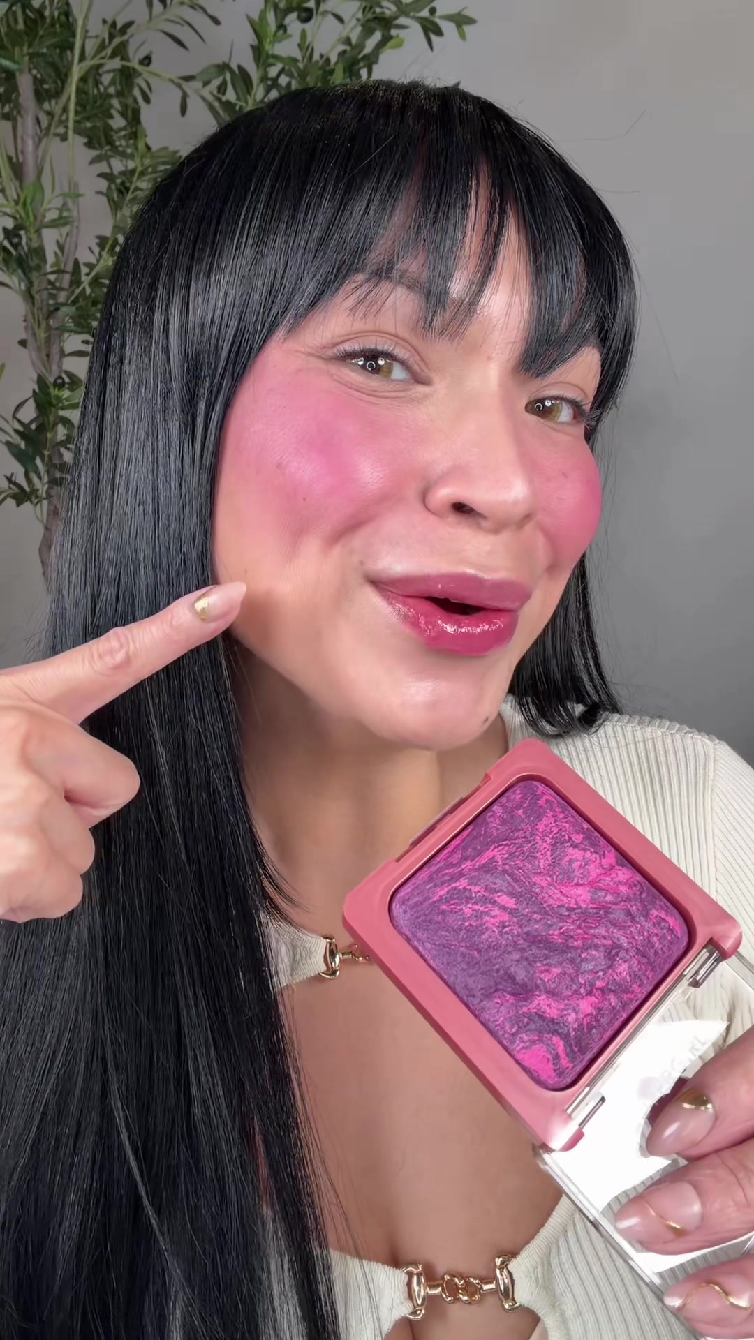 TikTok post by @glamzilla for COVERGIRL. Caption reads: The real question is how did @COVERGIRL know this....