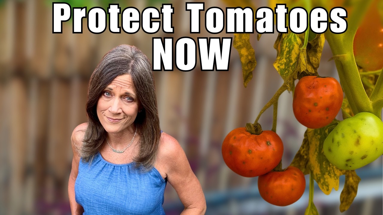 YouTube post by @CaliKim29 for Smart Pot. Caption reads: Tomato Disease Is Coming—5 Things You MUST Do NOW....