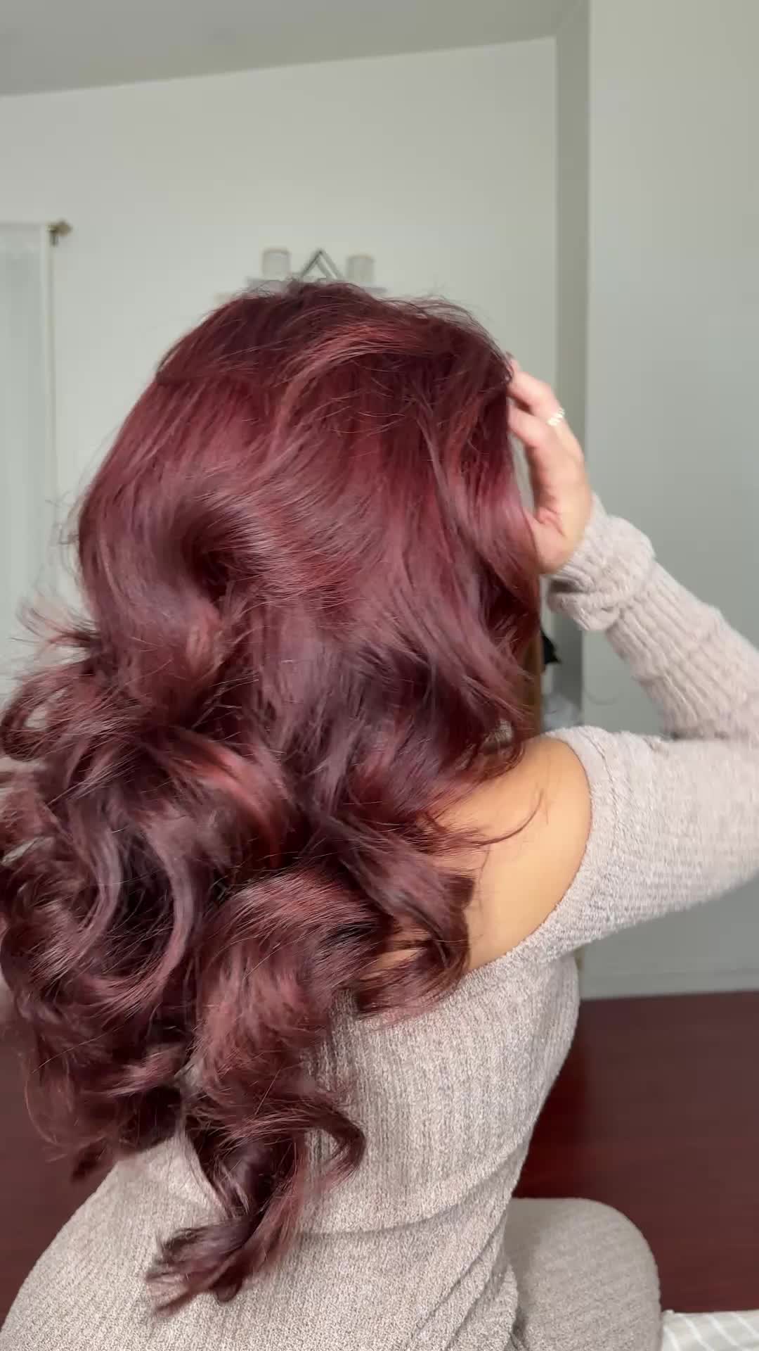 TikTok post by @muaerika18 for Dyson. Caption reads: Bombshell curls anyone?!✨  Girllllll this is my....