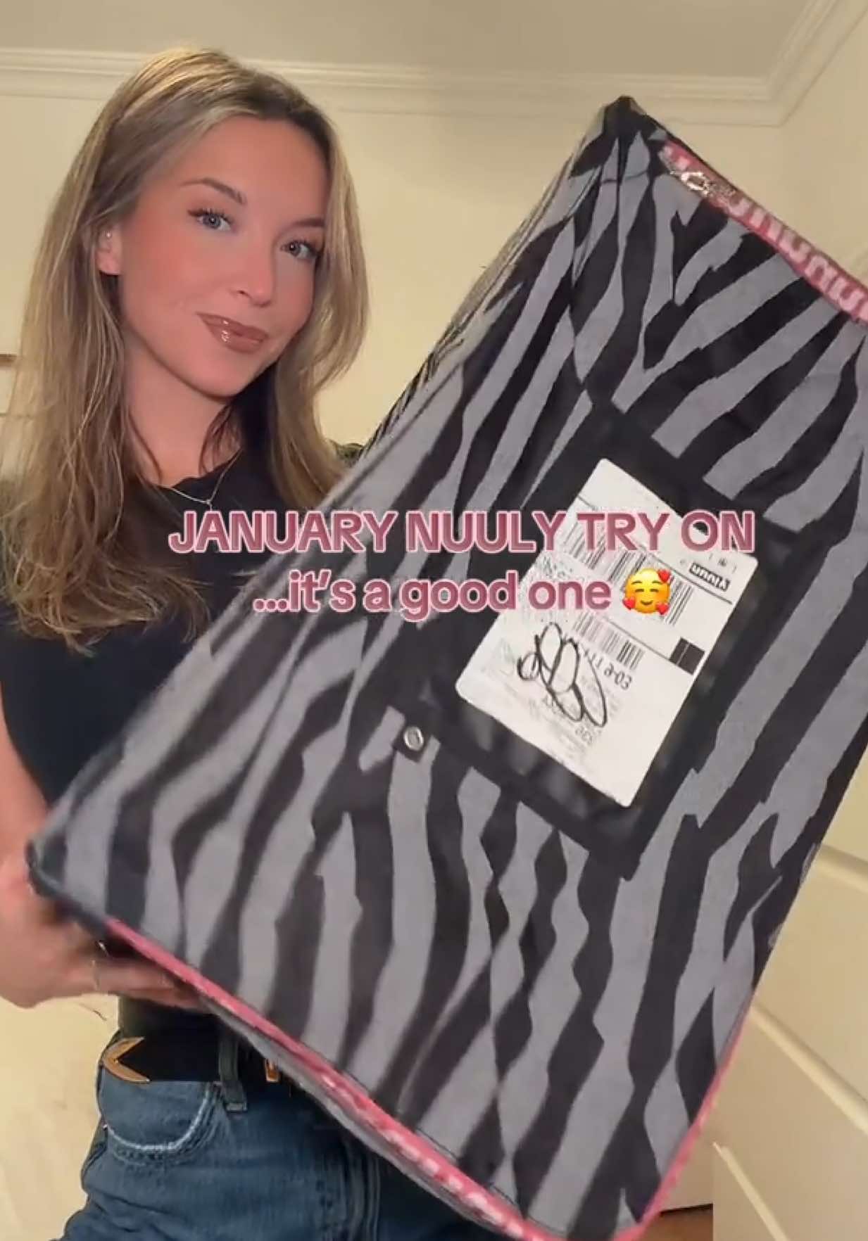 TikTok post by @jewwelsss for Free People. Caption reads: [...] #tryonhaul #tryon #nuulyhaul @LIONESS @Free....