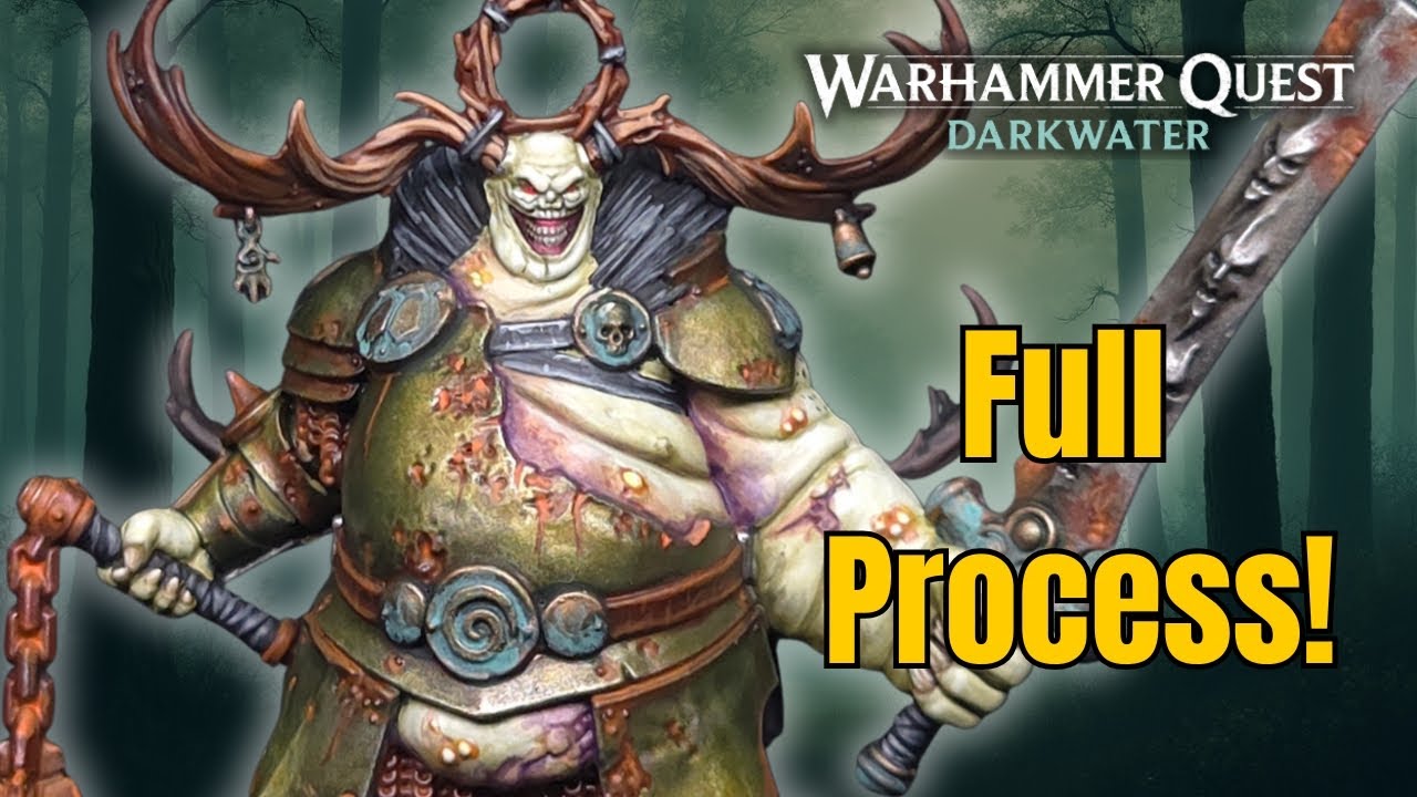 YouTube post by @ThePaintingCoach for INTO THE AM. Caption reads: How to Paint Gelgus Pust – Step-by-Step Warhammer....