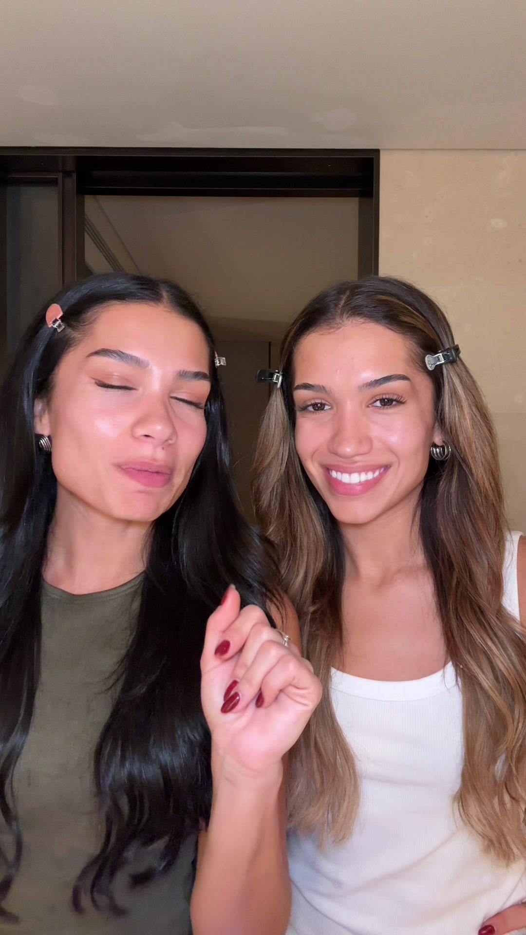 TikTok post by @miantwins for Revlon. Caption reads: Why spend $50+ on a luxury foundation when you can....