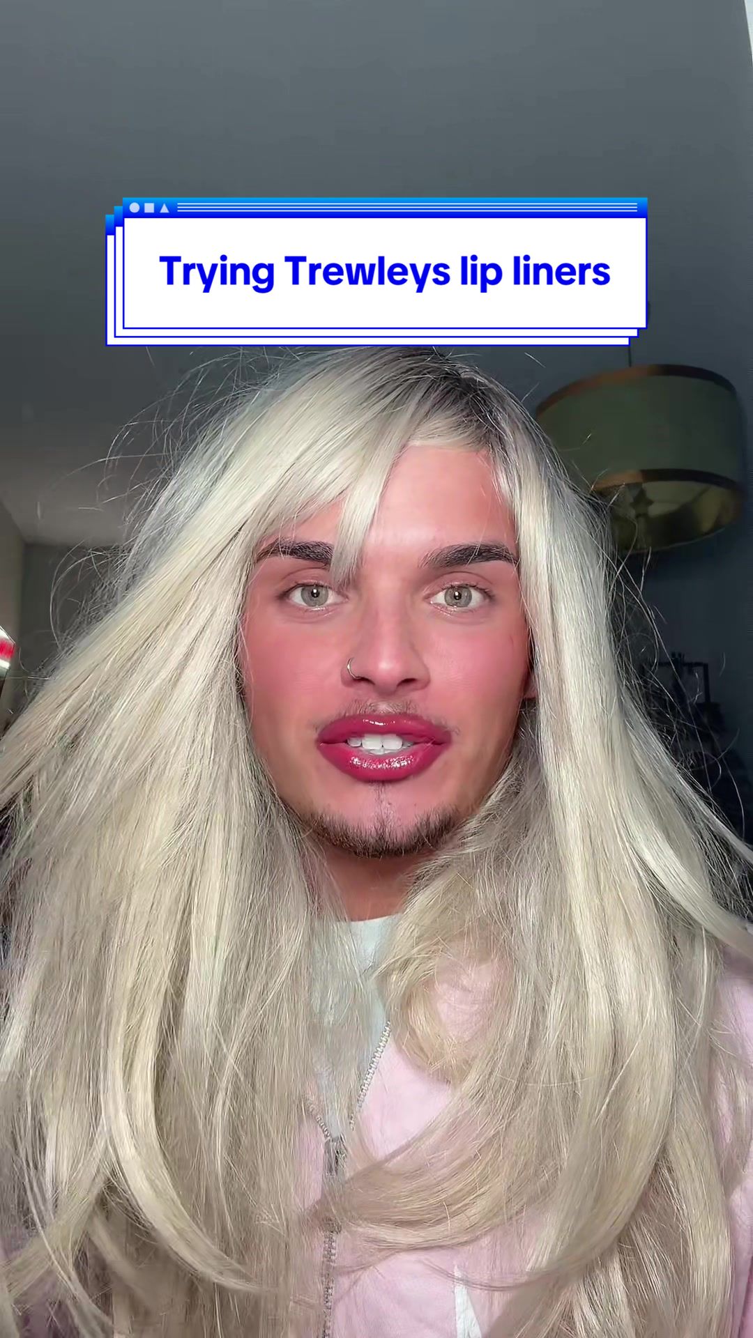 TikTok post by @ethankohli for Give Me Cosmetics. Caption reads: Obsessed @itstrewleyprecious  @Give Me Cosmetics ....