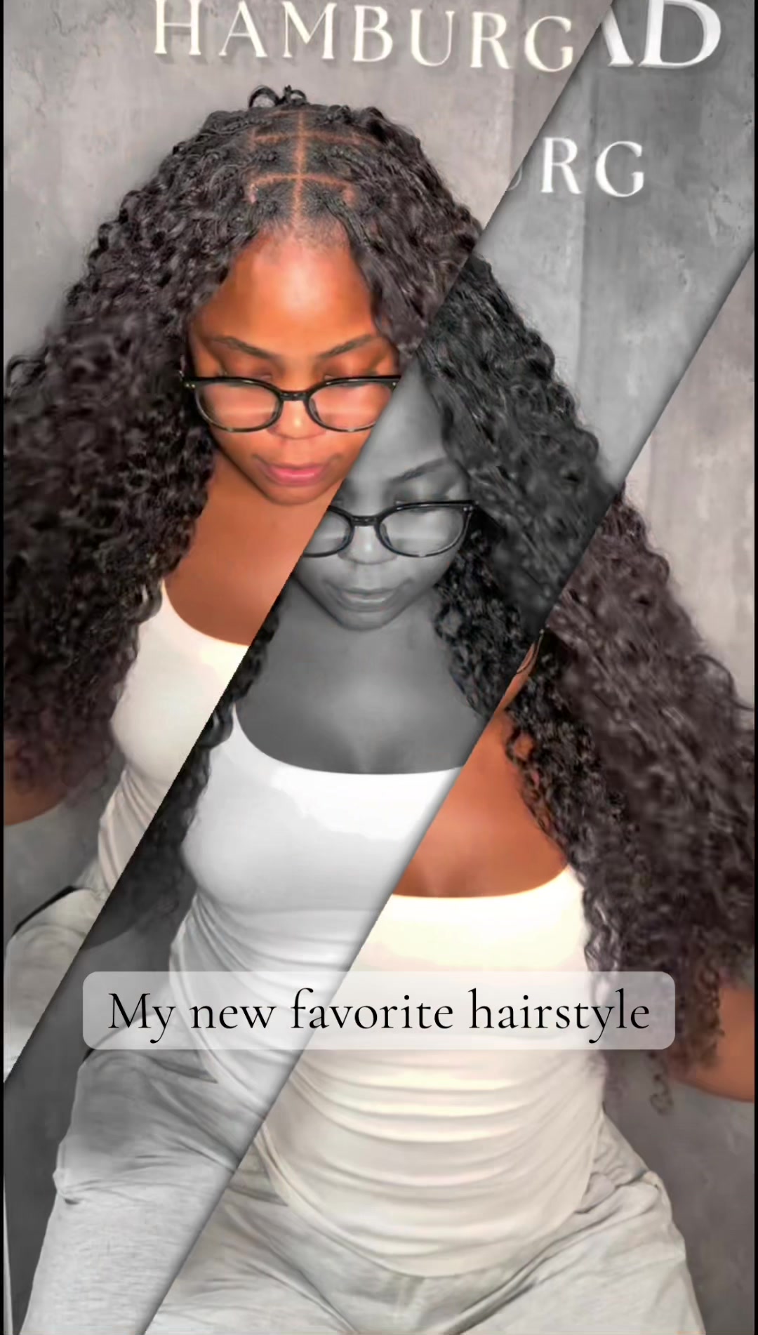 TikTok post by @sarahhltke for ISEE Hair. Caption reads: [...] 🤎✨ Miracle Knots using hair from @ISEEHAIR....