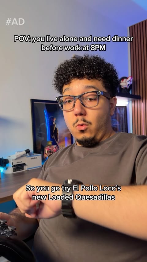 Instagram post by @nixstahh for El Pollo Loco. Caption reads: #AD Dinner before an 8PM stream = both....