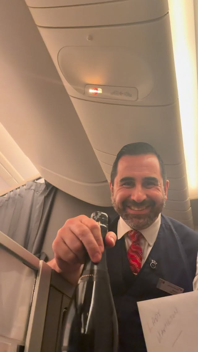 Instagram post by @dianaantwihamilton for British Airways. Caption reads: Awwwww thank you @british_airways for this....