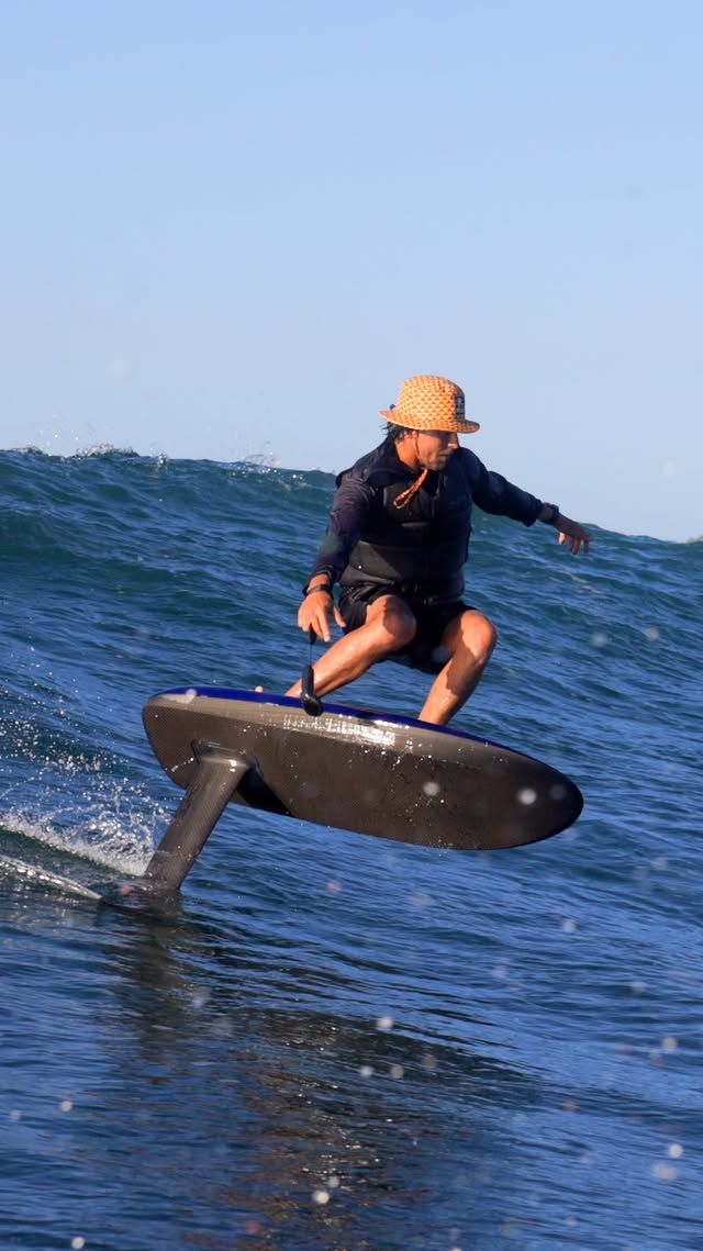 Instagram post by @misterbennetts for Fliteboard. Caption reads: [...] cannot believe what is possible on....