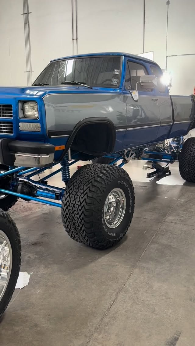 Instagram post by @plan_b_fab for MickeyThompsonTires. Caption reads: Huge thanks to @mickeythompsontires  talked me....