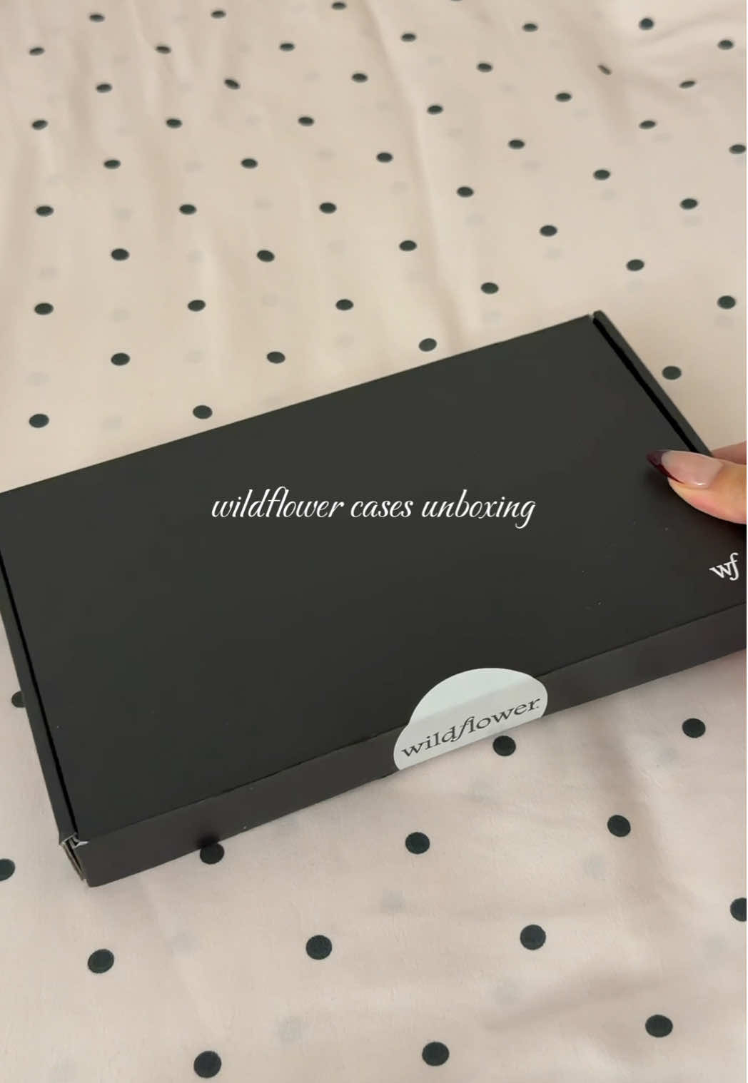 TikTok post by @luvlyksvv for Wildflower Cases. Caption reads: @Wildflower Cases tysm 💐💌🎀 #fyp [...].