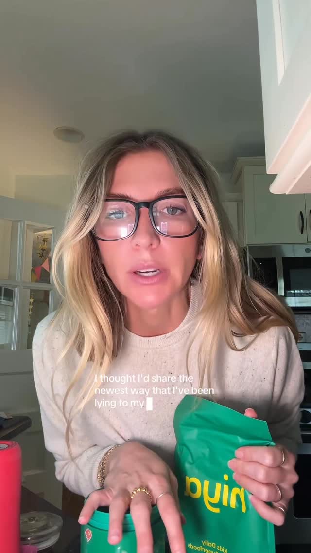 Instagram post by @emileycox for Hiya. Caption reads: The new way I’ve decided to ethically lie to my....