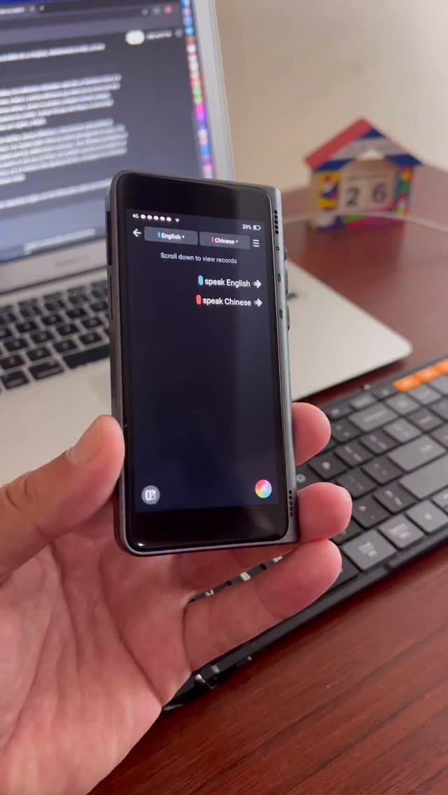 Instagram post by @cheloabbe for Timekettle. Caption reads: One of my travel essentials abroad @timekettletech....