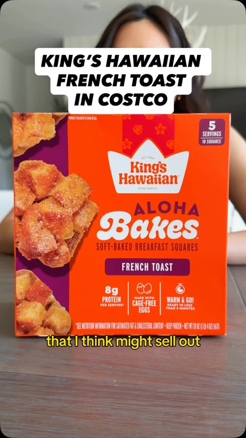 Instagram post by @nate.eatz for KING'S HAWAIIAN. Caption reads: Finally trying @kingshawaiian Aloha Bakes™ French....