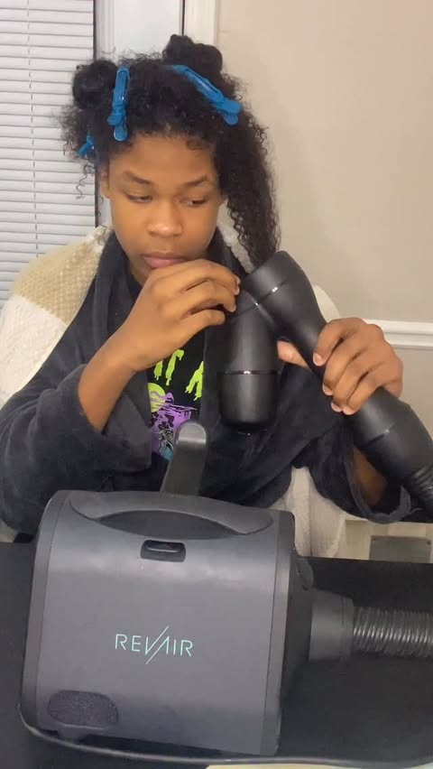 Instagram post by @kazionwilson for RevAir. Caption reads: You still have time to shop  @myrevair Black....