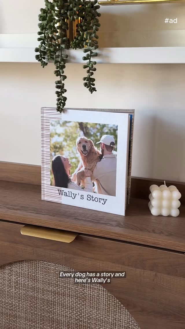 Instagram post by @wally.meets.world for Mixbook. Caption reads: I’m obsessed with how this turned out 😍 #ad

We....