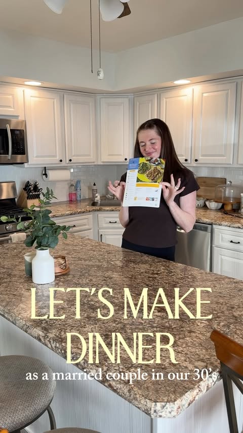 Instagram post by @allymccarthy5757 for Blue Apron. Caption reads: [...] think about after a long workday. 🤍....