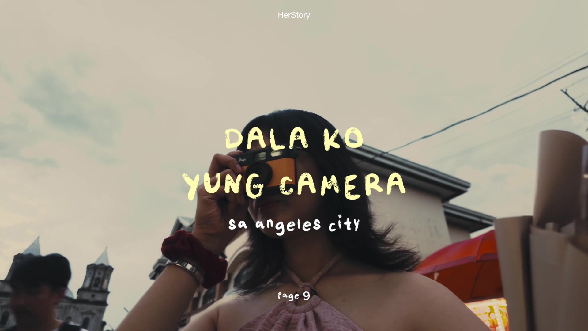 TikTok post by @hersyeel for CampSnap. Caption reads: [...] shots from my @Camp Snap Camera 2 📷....