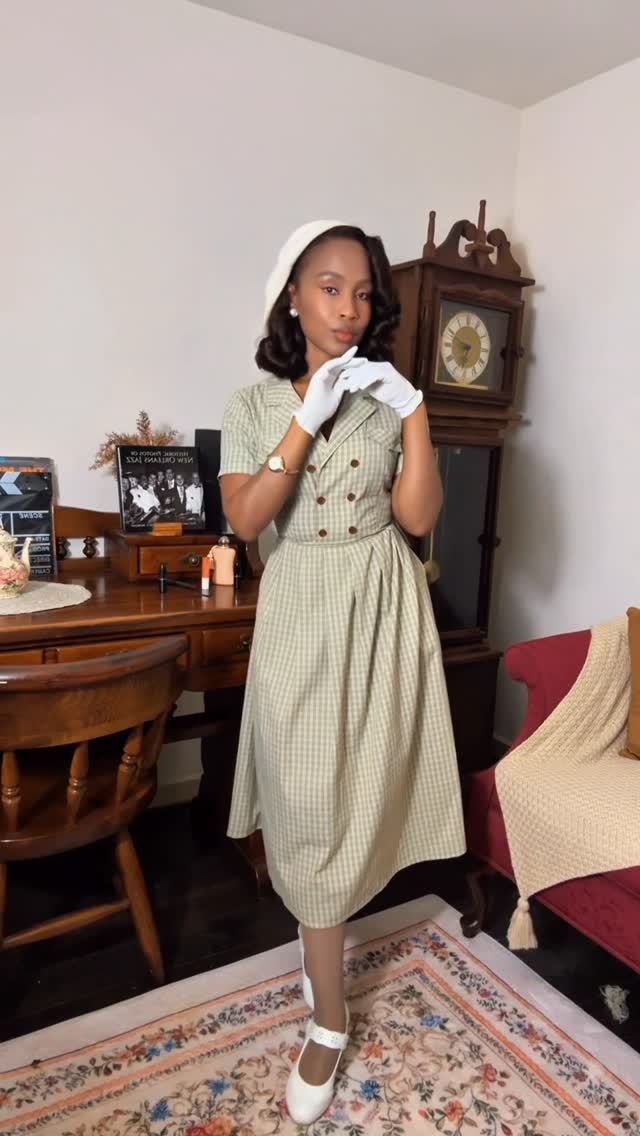 Instagram post by @ms_cazxoxo for Simple Retro. Caption reads: This lovely dress  was gifted to me by....