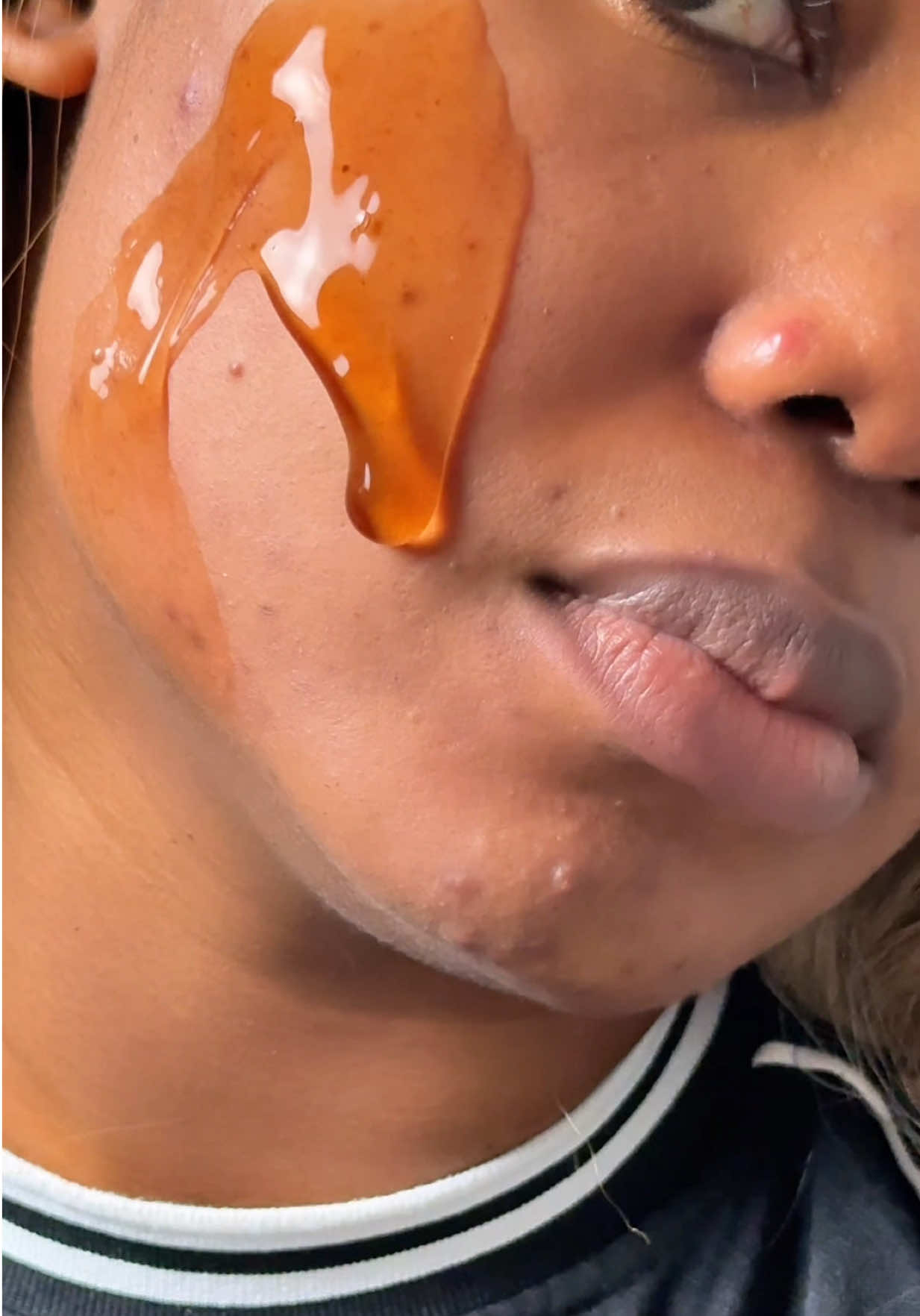 TikTok post by @funmiomookun for Axis-y. Caption reads: Ready for summer skin? AXIS-Y is offering up to....