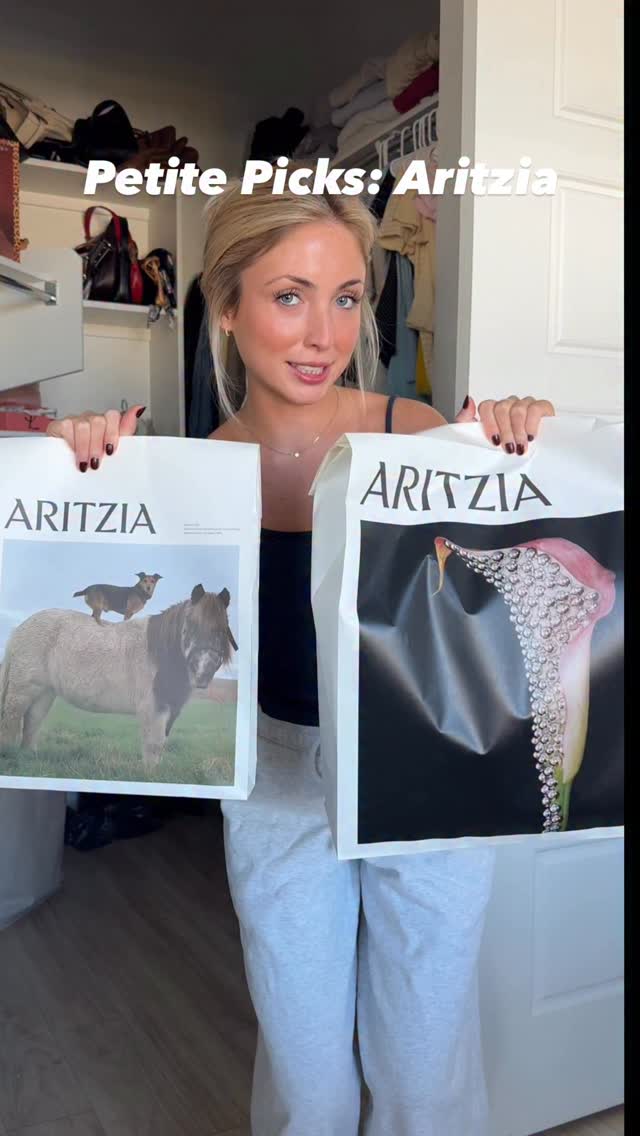 Instagram post by @katieraym0nd for Aritzia. Caption reads: Comment “link” and I will send it to you! #fyp....