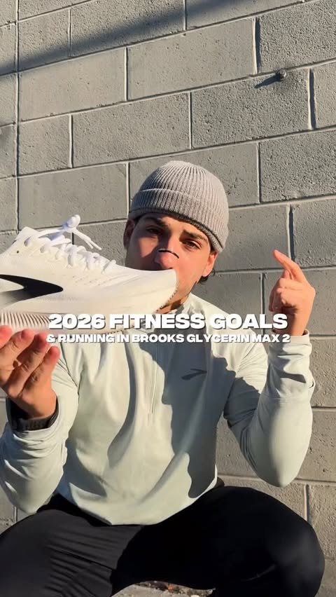 Instagram post by @matt_zelaya for Brooks Running. Caption reads: [...] fitness goals + running in the new....