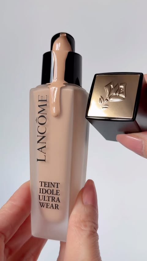 Instagram post by an influencer for Lancôme. Caption reads: Fave ✨ @lancomeofficial Teint Idole Ultra Wear....