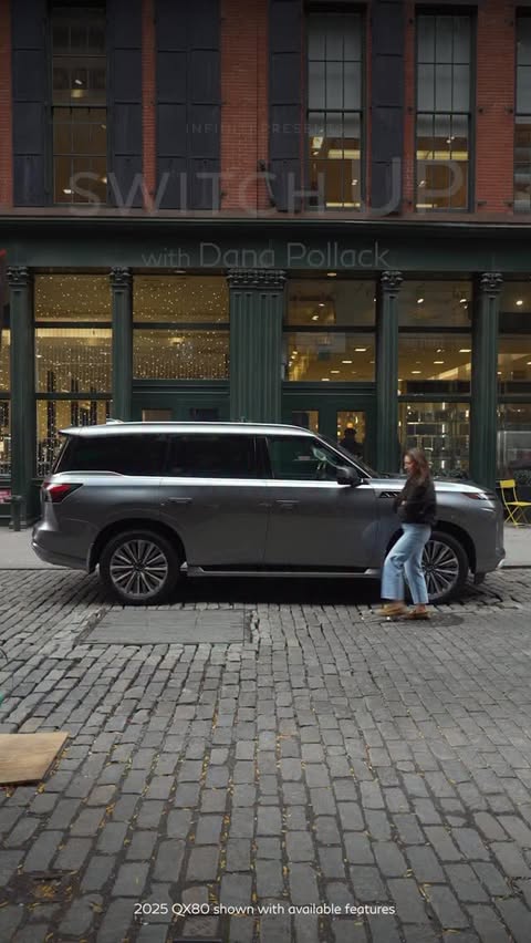 Instagram post by @itsdanapollack for INFINITI USA. Caption reads: As a business owner I know delegation is key, so I....