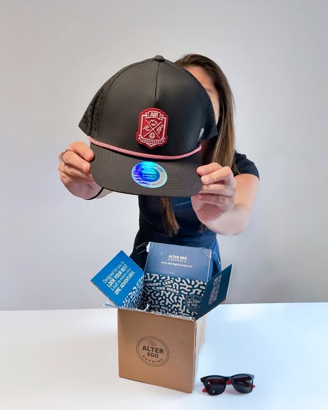 Instagram post by @genelynjaye for Alter Ego Running. Caption reads: [...] to share that I’m officially a 2026....