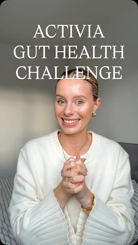 Instagram post by @emilyrosemumlife for Activia. Caption reads: AD Woohoooo we’re halfway through the....