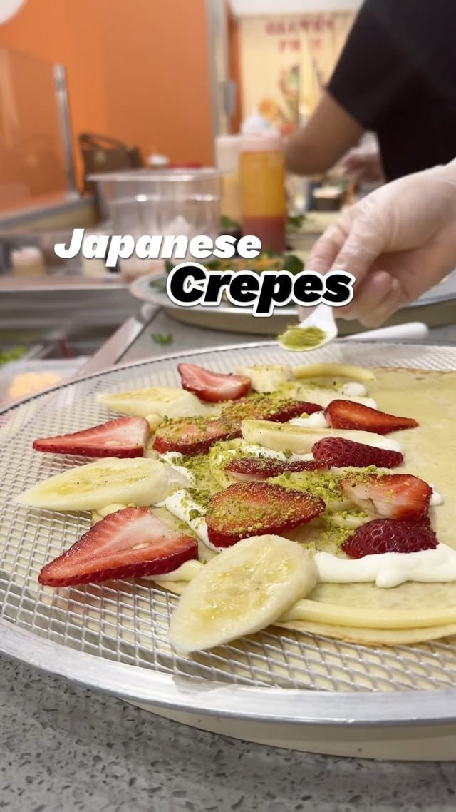 Instagram post by @snapeatrestrepeat for T-Swirl Crepe. Caption reads: [...] #japanesecrepes #crepes #ctfoodie....