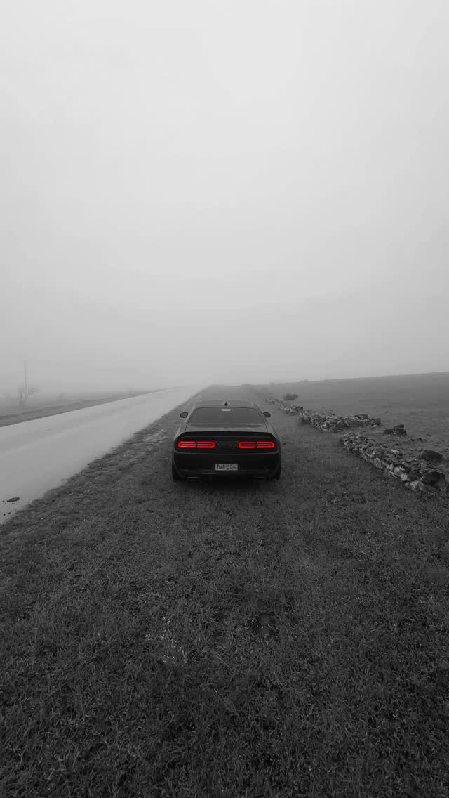 Instagram post by @dark.scat2020 for Dodge. Caption reads: It’s a Dodge Challenger Scatpack — 6.4 liters,
485....