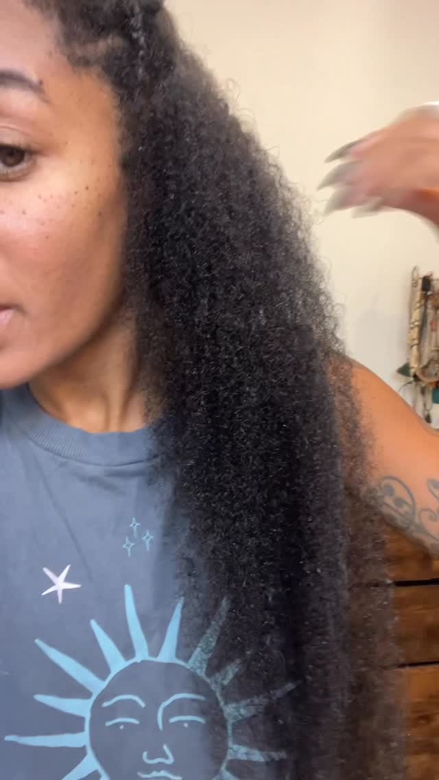 Instagram post by @indigenous_strands for RevAir. Caption reads: Wash day is pretty long. I typically don’t like to....