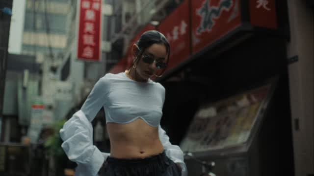 Instagram post by @taichikimura.mov for Ray-Ban. Caption reads: Directed an advert for @rayban starring the one....