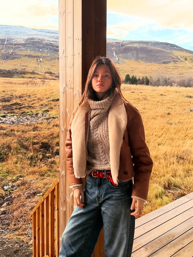 Instagram post by @lilychee for ISABEL MARANT. Caption reads: cold as ice baby.