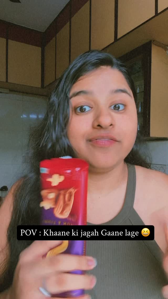 Instagram post by @poojatiwari_official for Cadbury Dairy Milk. Caption reads: Not a paid promotion of @cadburydairymilksilk....