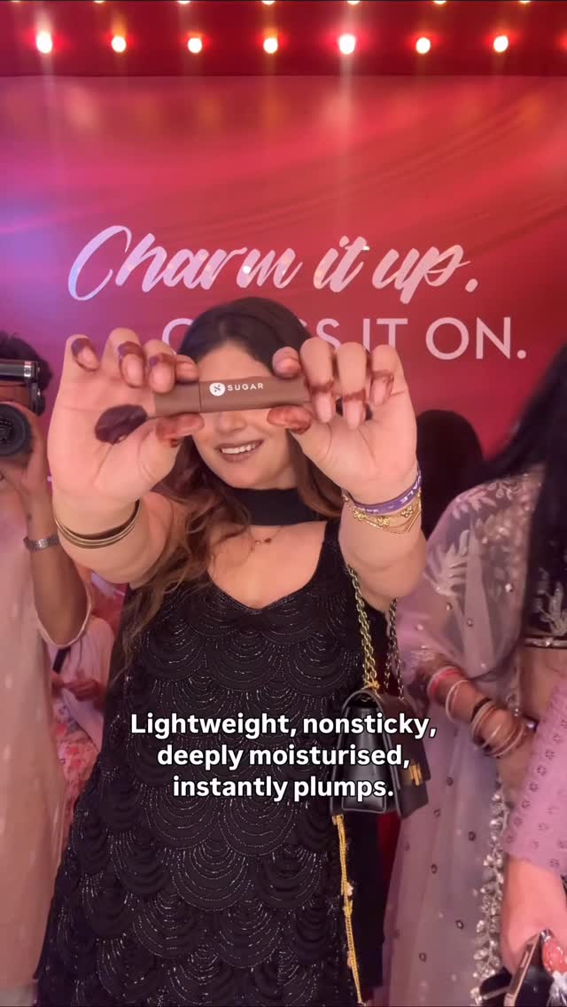 Instagram post by @___imperfectgirl___ for SUGAR Cosmetics. Caption reads: FAKE WEDDING,REAL SLAY @trysugar....