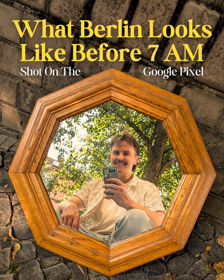 Instagram post by @shotbylewis for Android. Caption reads: [...] as part of a campaign I did with @android....