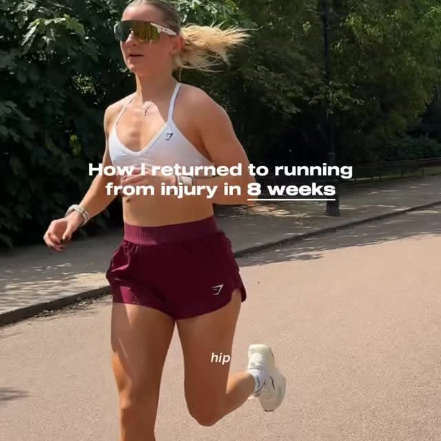 Instagram post by @emilycookfit for Enertor. Caption reads: Ya gals back zooming around Battersea Park just in....