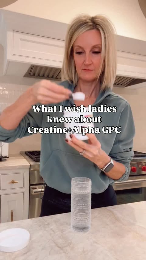 Instagram post by @angiealles for Thorne. Caption reads: [...] Alpha GPC combo and WOW — game changer.....