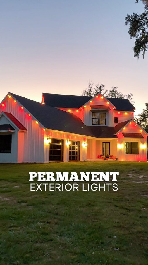 Instagram post by @houseandhens for Enbrighten. Caption reads: one & done install because I never want to be on....