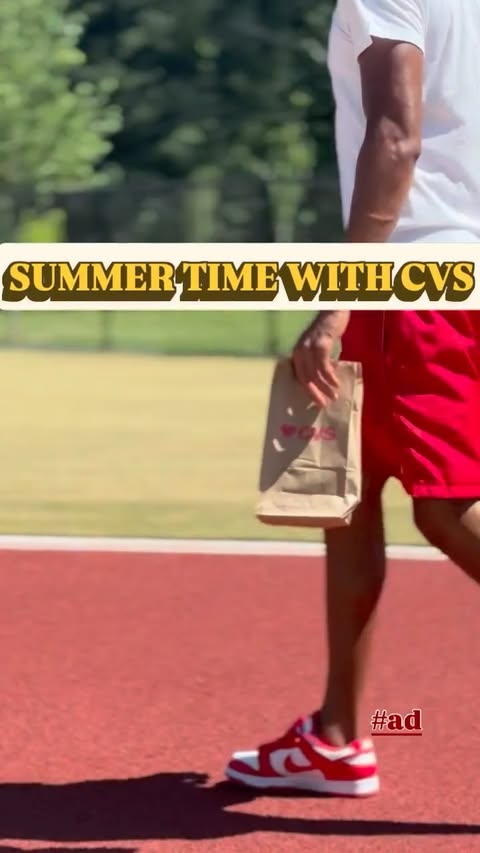 Instagram post by @brion.stephens for POSTGAME. Caption reads: [...] from CVS this summer? 👇 @CVSPharmacy....