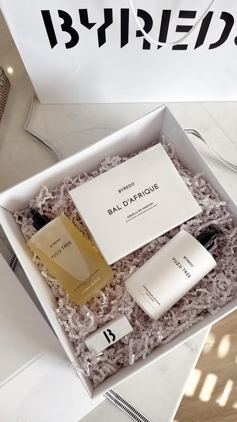 Instagram post by @ourdreamhome15 for BYREDO. Caption reads: [...] the morning with me visiting @officialbyredo....
