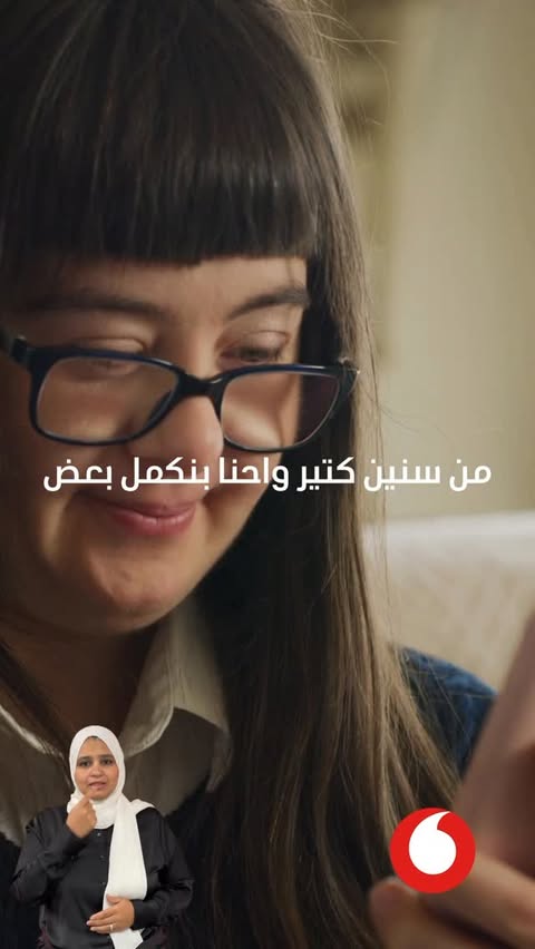 Instagram post by @cairo360 for Vodafone. Caption reads: #360Lifestyle - This International Day of Persons....